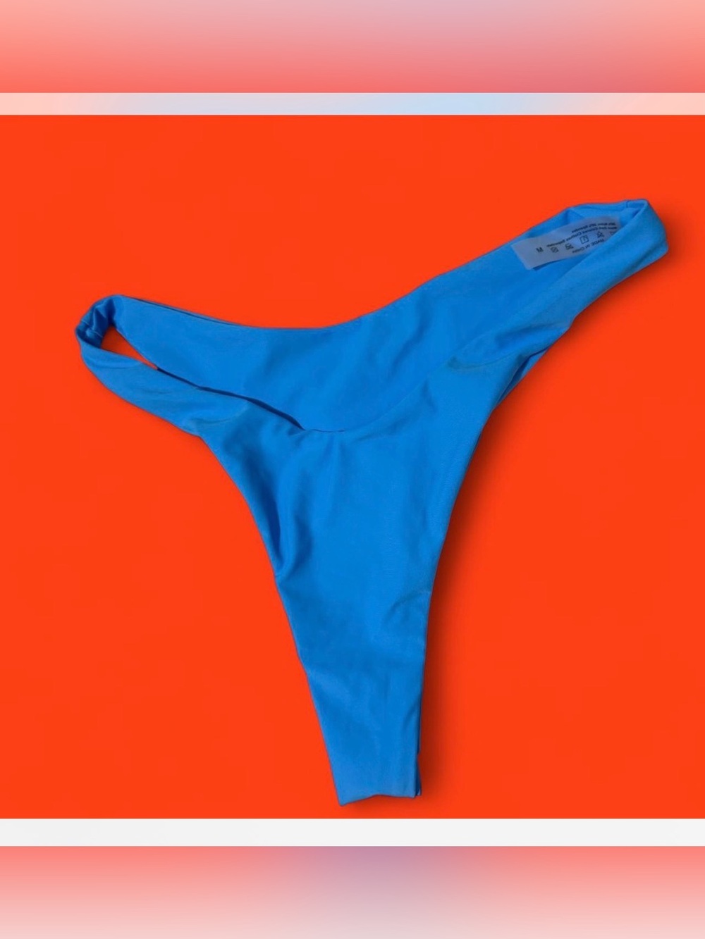 Blue  Thong Bottoms